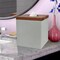 Boutique Tissue Box Cover | Marble Square Facial Tissue Box Holder for Bathroom Vanity Countertops | Stone Finish